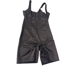 Miraclesuit Womens Black Shapewear Bodysuit L